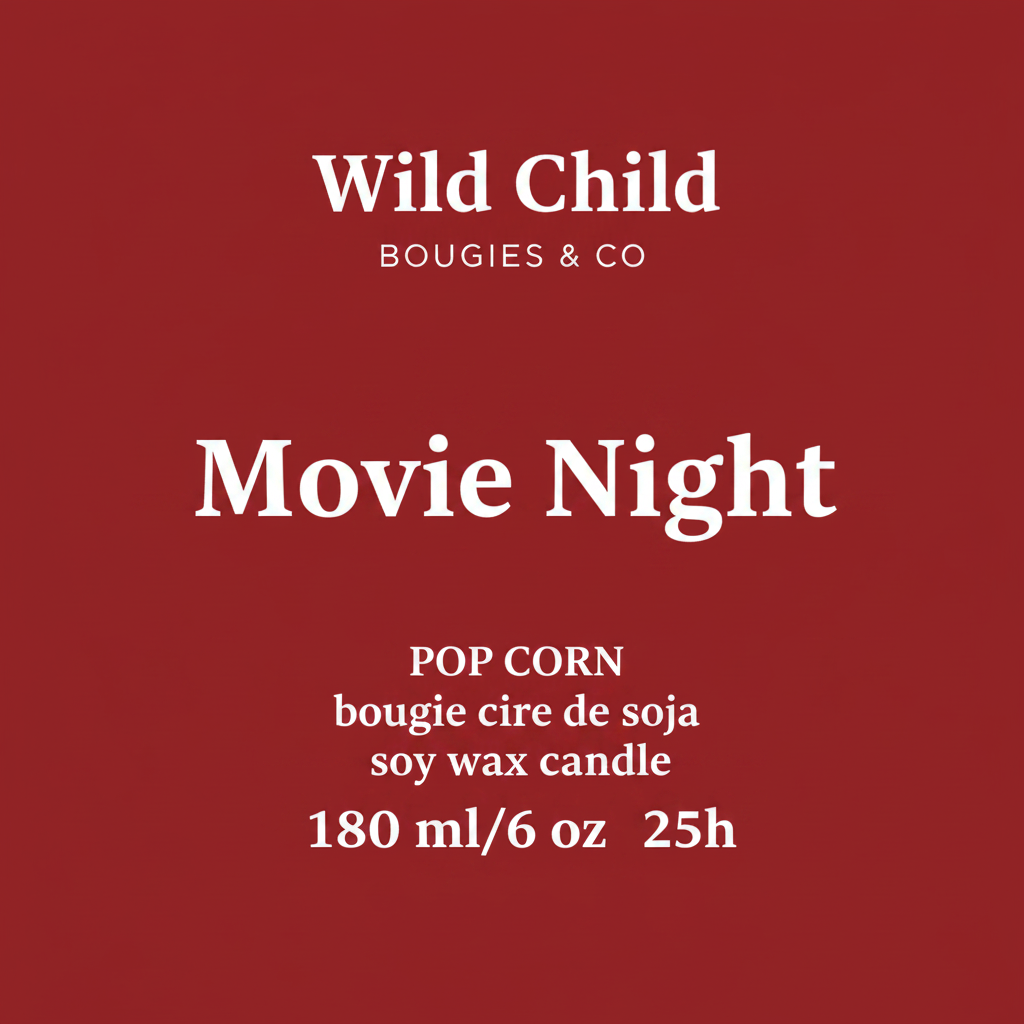 Bougie naturelle parfumée POP CORN - 25h