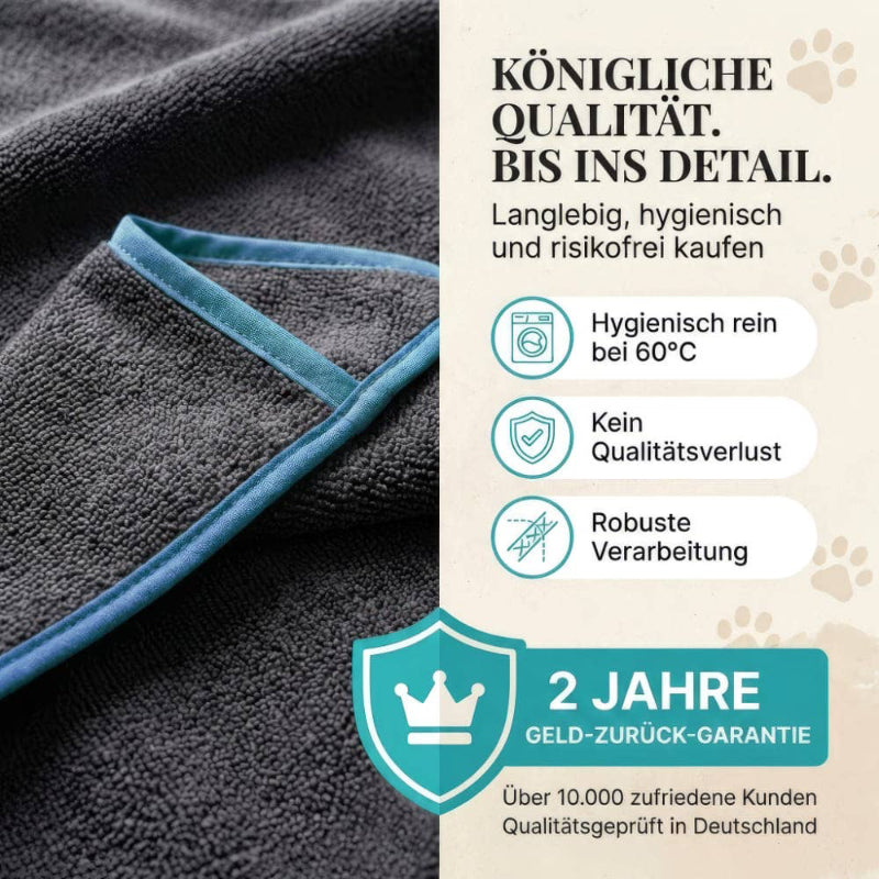 Serviette en microfibre extra absorbante pour chien (130 x 75 cm)