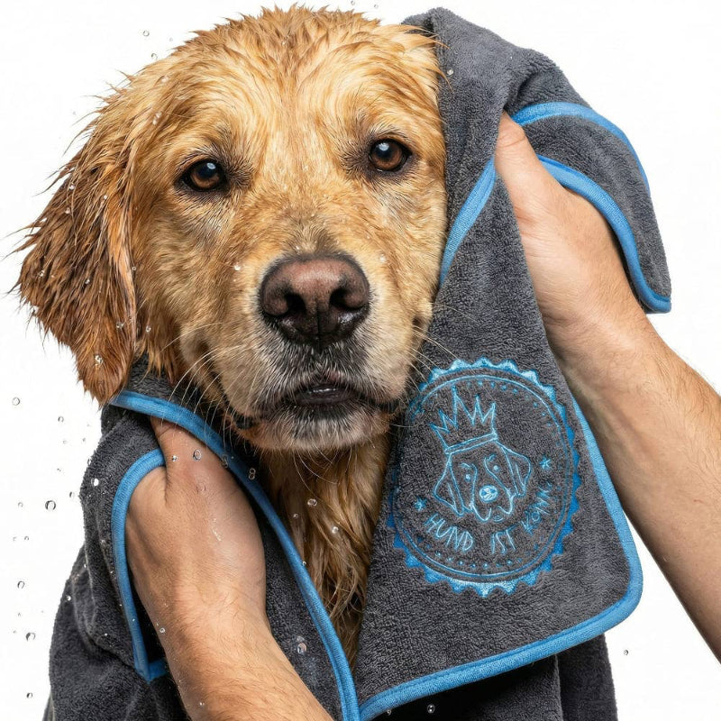 Serviette en microfibre extra absorbante pour chien (130 x 75 cm)