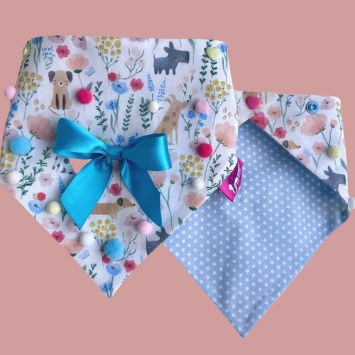 bandana à bouton de pression pour chien - MokAïko&Co