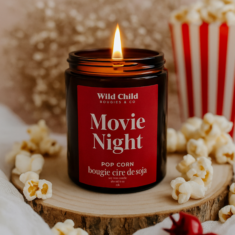 Bougie naturelle parfumée POP CORN - 25h