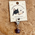 Pendentif pour animal de compagnie en forme d'Etoile en Améthyste