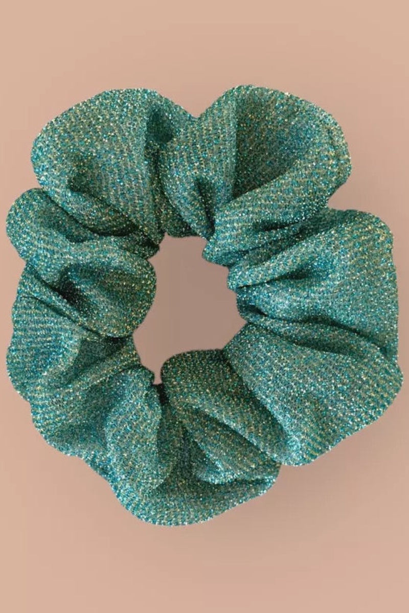 Chouchou pour cheveux Vert - Paillettes