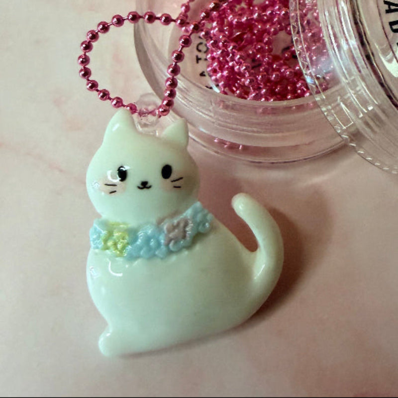 Collier pour enfant - Pendentif Chat Kawaii