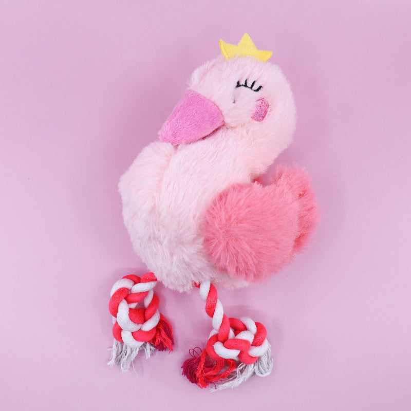 Jouet pour chien - Princesse Flamant