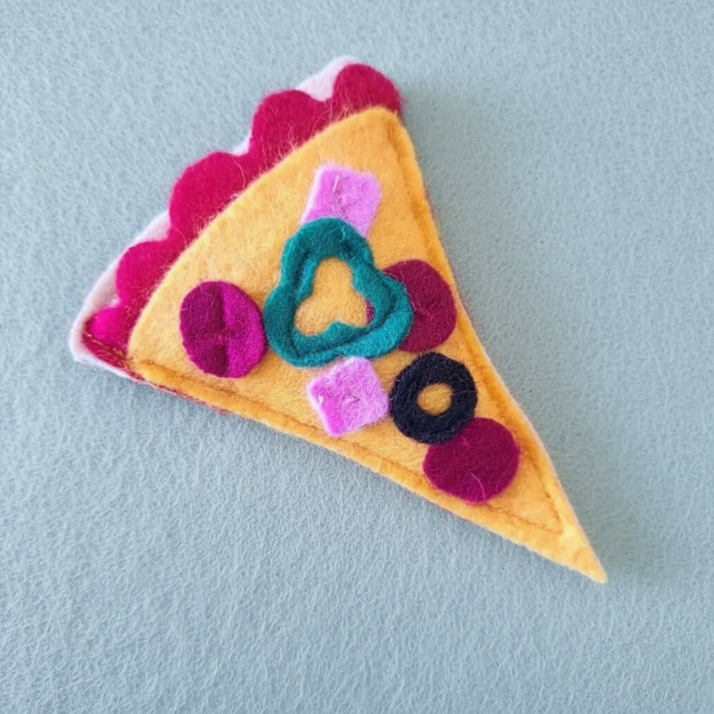 Jouet pour chat - Pizza en Feutrine