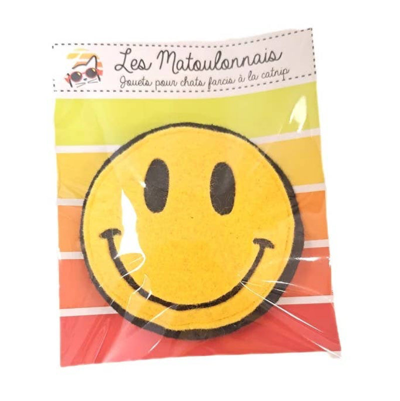 Jouet pour chat - Smiley en Feutrine