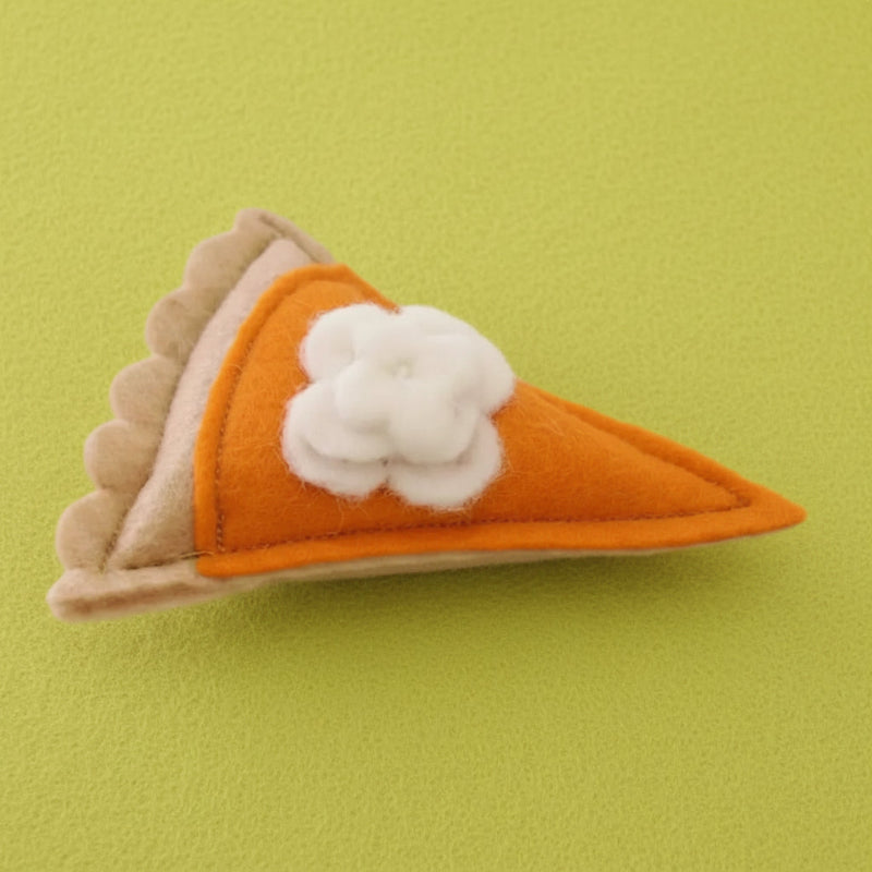 Jouet pour chat - Tarte Abricot en Feutrine