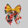 Noeud papillon marin pour chien fait main double nœud Garden Party