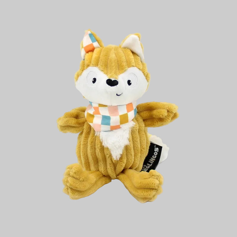 Peluche pour enfant - Cyranos le Renard - avec sa boîte cadeau