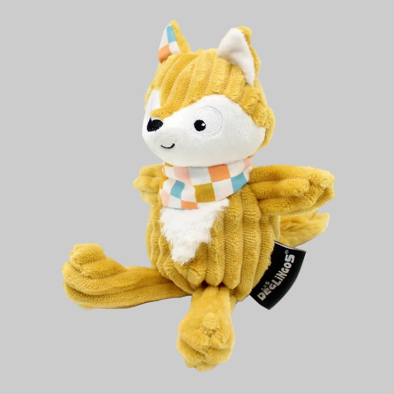 Peluche pour enfant - Cyranos le Renard - avec sa boîte cadeau