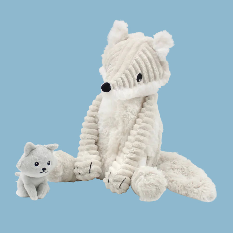 peluche maman bebe renard - MokAïko&Co