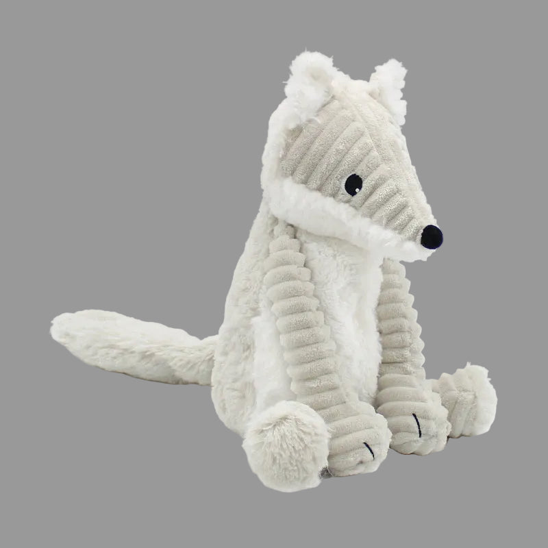 Peluche pour enfant - Renard des neiges maman et bébé
