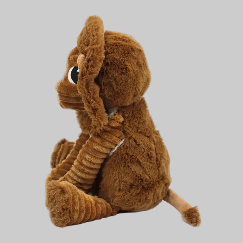 Peluche pour enfant - Graou Le Lion - Papa et Bébé - Marron Cassonade