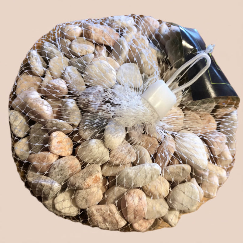Pierres Décoratives - Tons Clairs rose blanc beige