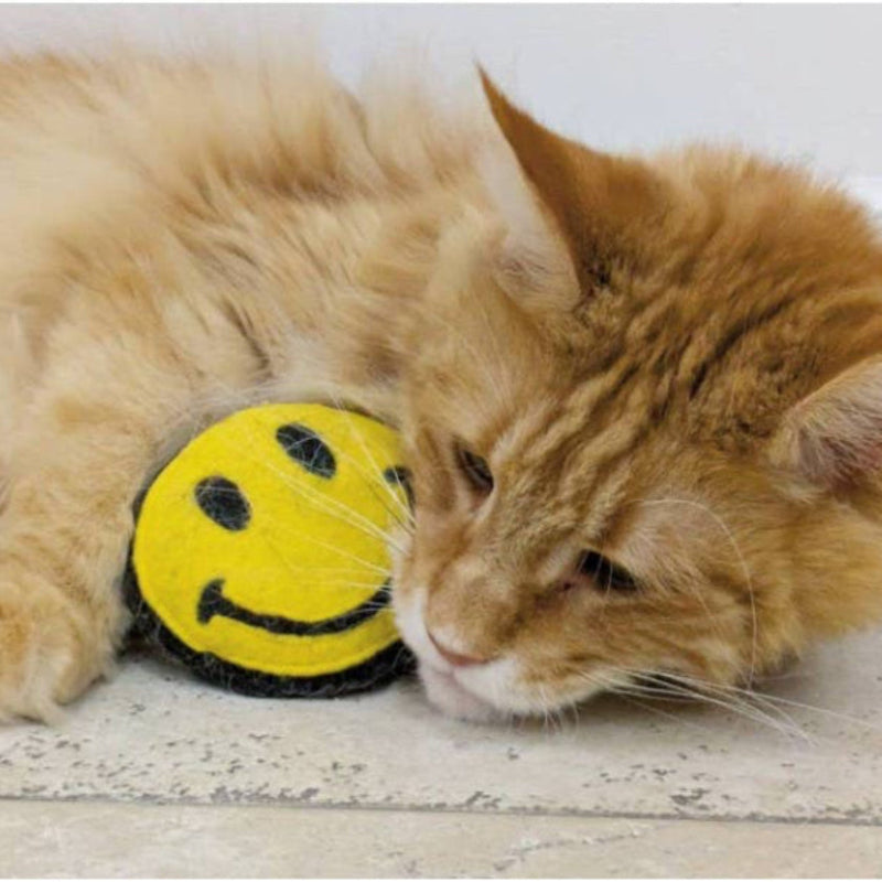 Jouet pour chat - Smiley en Feutrine