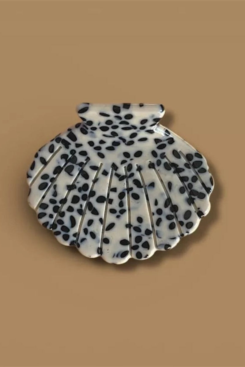 Pince à cheveux Coquillage - Motif Dalmatien