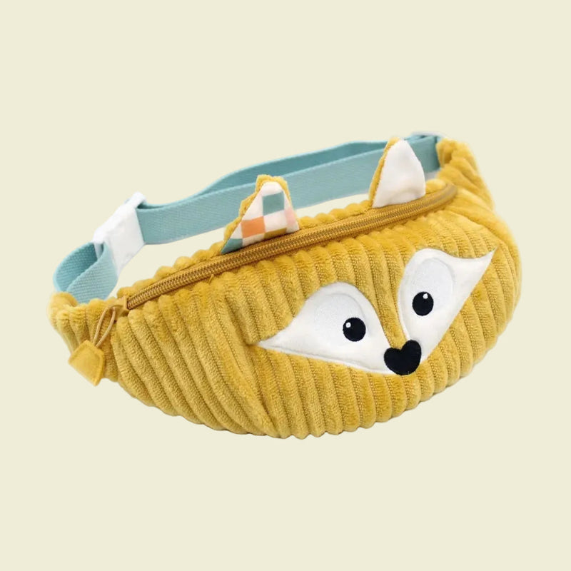 Sac Banane pour enfant - Cyranos le Renard - Velours côtelé