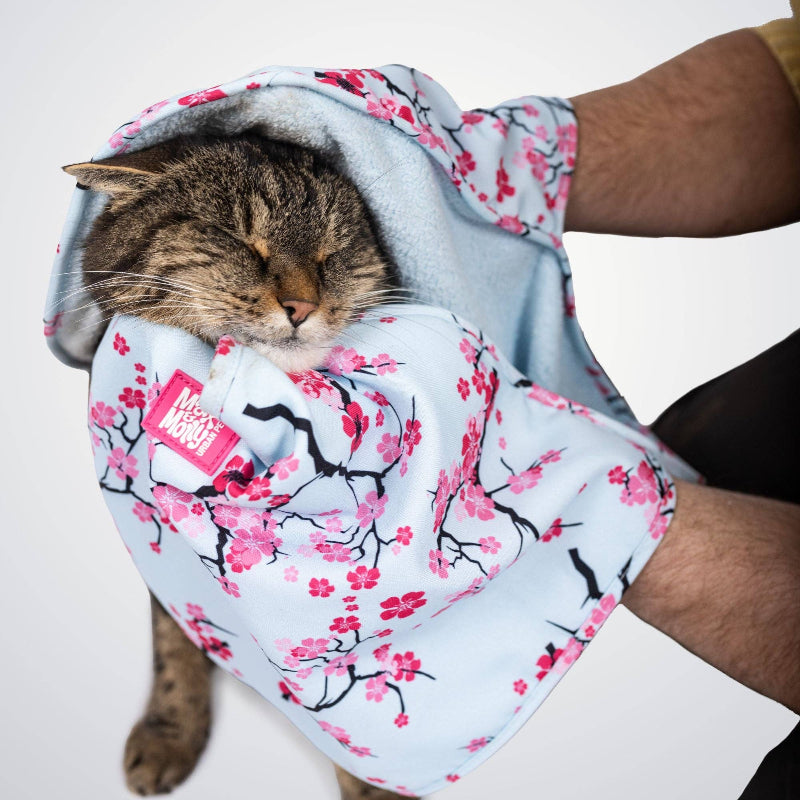 Serviette pour chien ou chat - Original Cherry Bloom