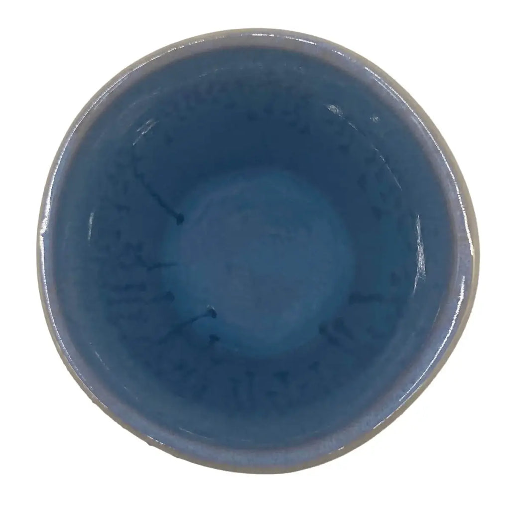 Tasse en grès bleue motif Anchor - 280 ML