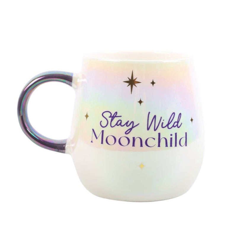 Tasse céramique céleste irisée Stay Wild Moon Child - 500 ML
