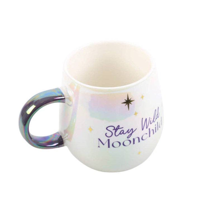 Tasse céramique céleste irisée Stay Wild Moon Child - 500 ML