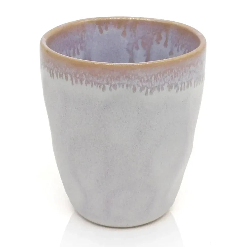 Tasse à Espresso en grès blanc polaire avec cœur - 150 ml