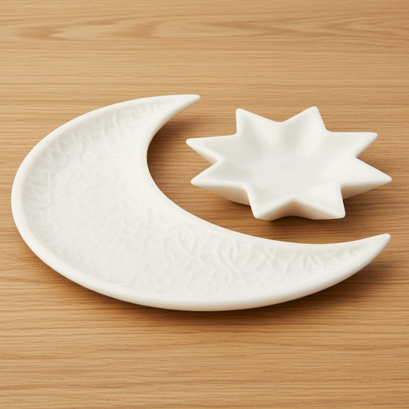 Coupelles à Bibelots Lune Croissante et Étoile