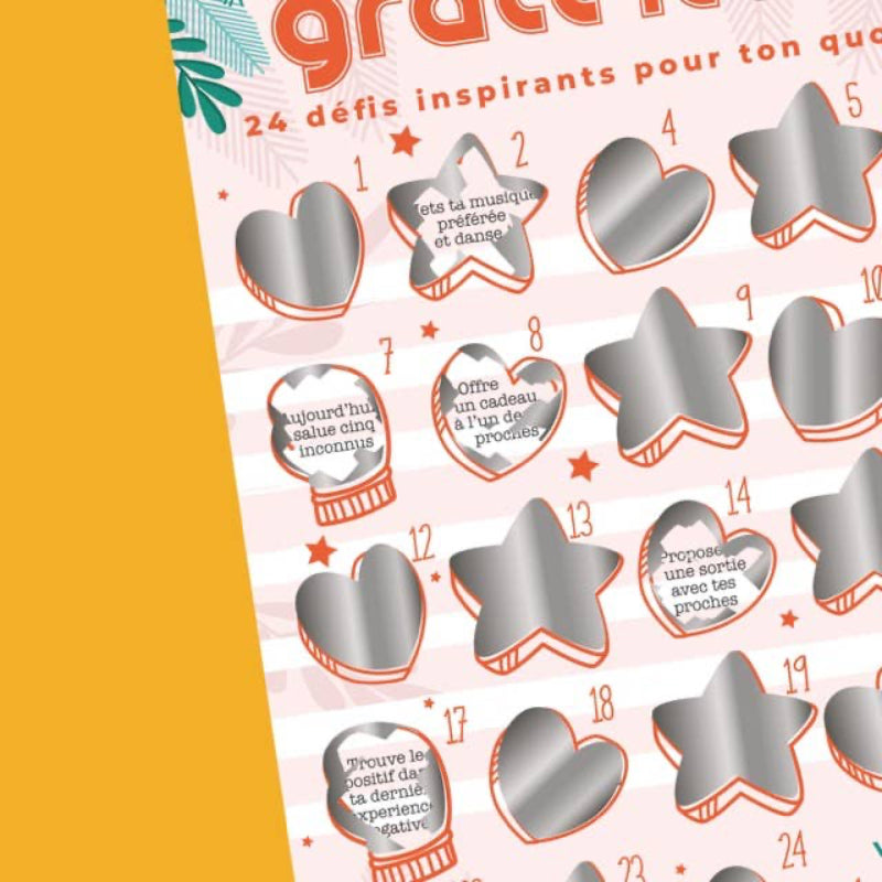 Bientôt Disponible ! Calendrier de l'avent à Gratter - SOLO 🌸 24 défis en attendant Noël - Gratt'itude