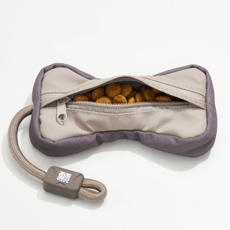 Sac à friandises en Forme d'Os - Entrainement par le jeux - couleur Sable