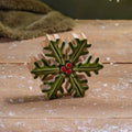 Flocon de neige pour décoration motif houx - MokAïko&Co - MokAiko&Co